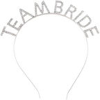 Dodes Gümüş Kaplama Kristal Taşlı Team Bride Taç