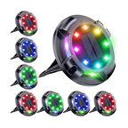 Dodes 4'lü Solar Panelli Kazıklı RGB Zemin LED (Güneş Enerjili)