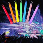Dodes Karanlıkta Yanan Asılabilir ip Aparatlı Glow Stick Lamba Seti 15cm