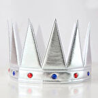 Dodes Yumuşak Gümüş Kral Tacı 55 cm