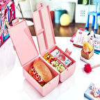 Dodes Çift Kapaklı Bölmeli Beslenme Kabı