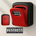 Dodes Kırmızı Şifreli Anahtar ve Eşya Saklama Güvenlik Kasası