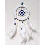 Dodes Zincir Örgülü 12 Santimetre Çapında Kuş Tüylü Duvar Süsü