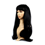 Dodes Uzun Siyah Peruk Saç