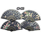 Dodes Plastik Kumaş Yelpaze 12'li Karışık