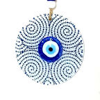 Dodes Altın Boynuz Modeli Nazar Füzyon Cam Duvar Dekoru