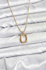 Dodes Dodes 316L Çelik Zincir Gold Renk Model Kadın Kolye TG27BKO10688