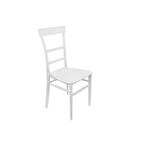 Mandella Riva Sandalye A Modeli Beyaz