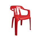 Mandella Della koltuk (6 Adet) Kırmızı