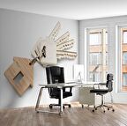 Ev Ve Anahtar Temalı Duvar Kağıdı Baskı