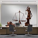 Eşitlik Temalı Hukuk Duvar Kağıdı Baskı