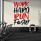 Yazı Temalı Spor Salonu Duvar Kağıdı Baskı