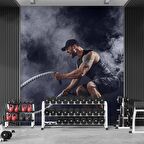 Spor Salonu-gym Duvar Kağıdı Baskı