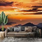 Günbatımı Duvar Kağıdı Baskı