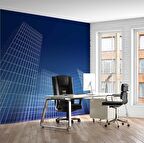 Soyut Bina Emlak ve Gayrimenkul Duvar Kağıdı Baskı