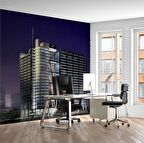 İnşaat Projesi Emlak ve Gayrimenkul Duvar Kağıdı Baskı