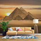 Mısır Piramitleri Manzaralı Duvar Kağıdı