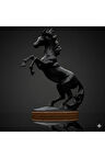 Ateşli Rüzgar | Şahlanan At Heykeli - 21 cm Özel 3D Baskı Sanatı (PLA)