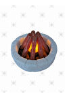 Kamp Ateşi Model 3D Baskı Tealight