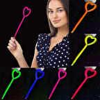 Kalp Şekili Glow Çubuk Seti 6 Adet