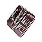Deri Çantalı 12'li Manikür Seti