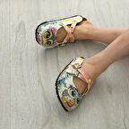 6309 Baykuşlu Çapraz Sabo Terlik