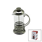 FRECHPRESS METAL KAFES - METAL KAPLAMALI KAPAK 350ML CAM BİTKİ SÜZGEÇİ (5365)