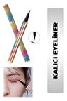 Black Eyeliner Su Geçirmez Dağılmaz Uzun Süre Kalıcı Siyah Göz Kalemi
