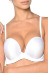 Kadın Beyaz Full Push-up Sütyen