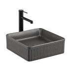 LENA TEZGAHÜSTÜ LAVABO (MAT FÜME) E-W1003MF