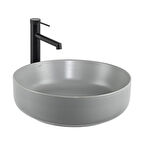 LENA TEZGAH ÜSTÜ LAVABO (MAT GRİ) E-W1201MG