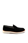 Siyah Leather Erkek Loafer Ayakkabı E01054184802