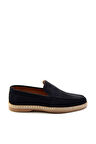 Lacivert Leather Erkek Espadril E01079709502