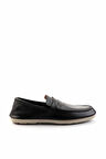 Siyah Leather Erkek Loafer Ayakkabı E01304406643