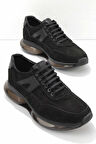 Siyah Nubuk Hakiki Deri Erkek Sneaker E01629997101