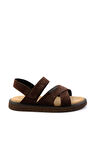 Kahve Leather Erkek Sandalet E05801030602
