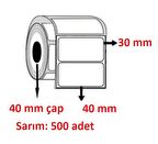 30X40 ECO TERMAL ETİKET  ( 500 li )