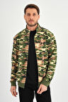 ALEXANDERGARDI FERMUARLI DİK YAKA KAMUFLAJ SWEATSHİRT (E21-7300)