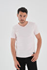 ALEXANDERGARDI V Yaka Kısa Kollu Erkek T-shirt
