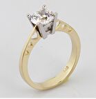 14 Ayar Altın Tektaş Yüzük E304