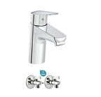 Artema Flow Round Lavabo Bataryası + 2'li Ara Musluk