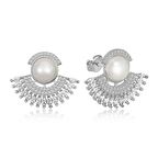 Gümüş İnci Kadın Küpe