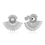 Gümüş Zirkon Taşlı Kadın Küpe