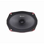 Bawerlink Bw-rx69 Deprem Serisi Oval Kurşun Göbek 6x9 Oto Midrange Hoparlör Çifti 800w-400w Rms
