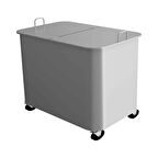 Empero EMP.ECK.3.8454-58 Çift Kapaklı Erzak Arabası 80x54x58 cm