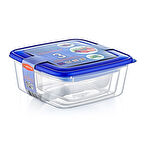 3&apos;lü Kare Saklama Kabı Seti