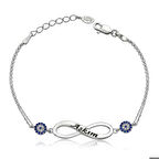 Ebuz Gümüş Sonsuzluk Aşkım Kadın Bileklik