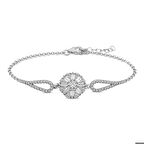 Ebuz ​Gümüş Baget Taşlı Bileklik