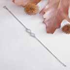 Ebuz Gümüş Sonsuzluk Kadın Bileklik