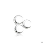 Ebuz Gümüş Üç Hilal Rozet